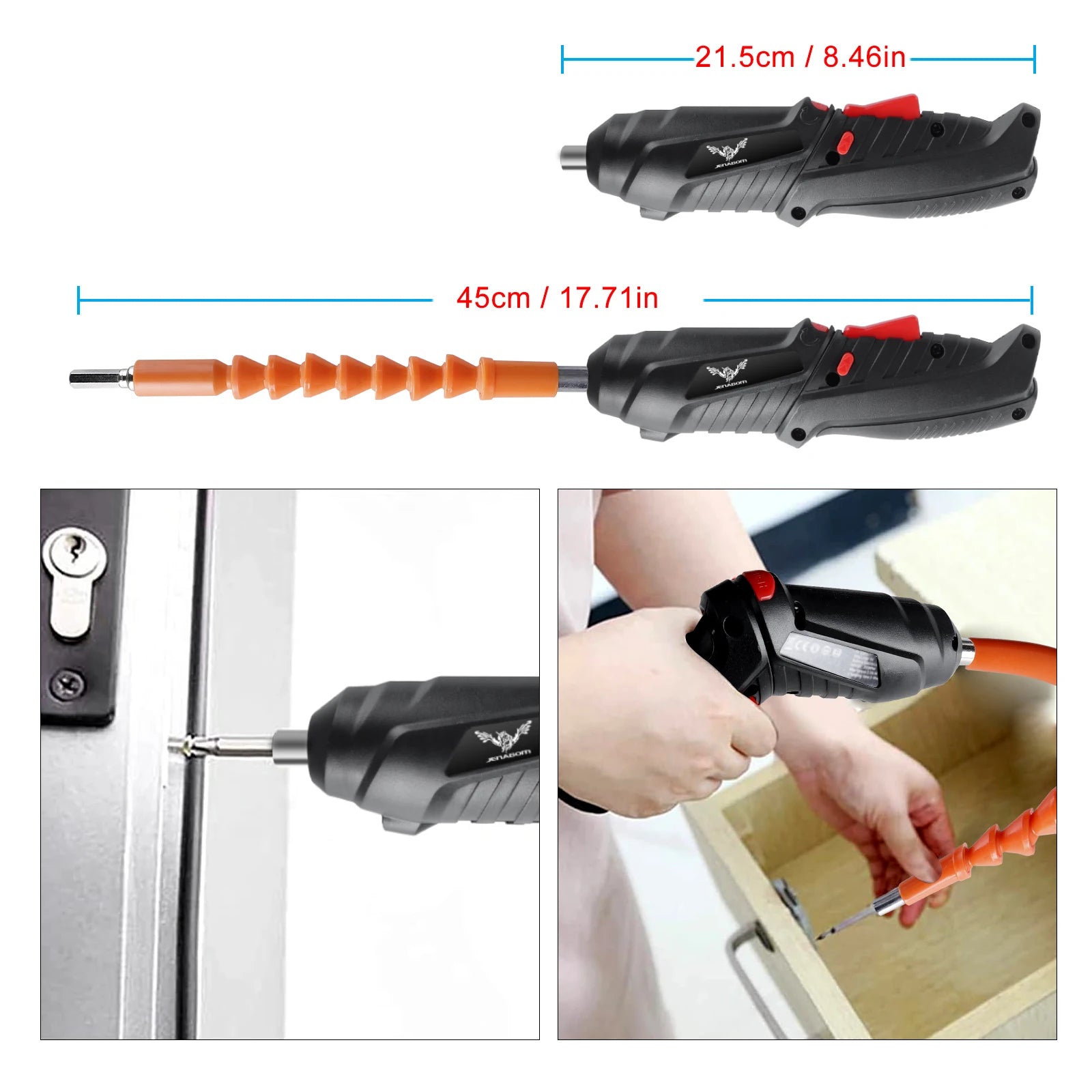 Cordless Screwdriver Set with 1800mAh Lithium Battery - Smarsty
