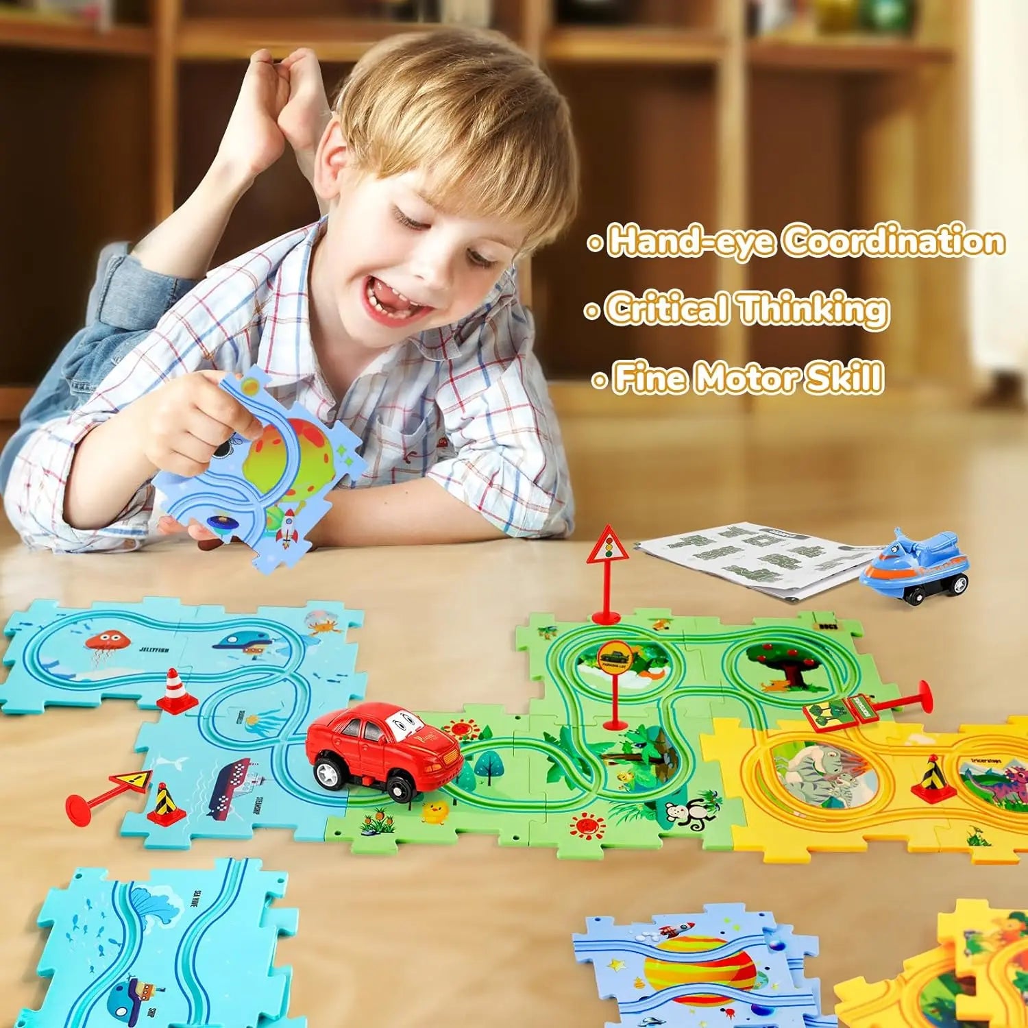 Educational Electric Car Track Set - Smarsty