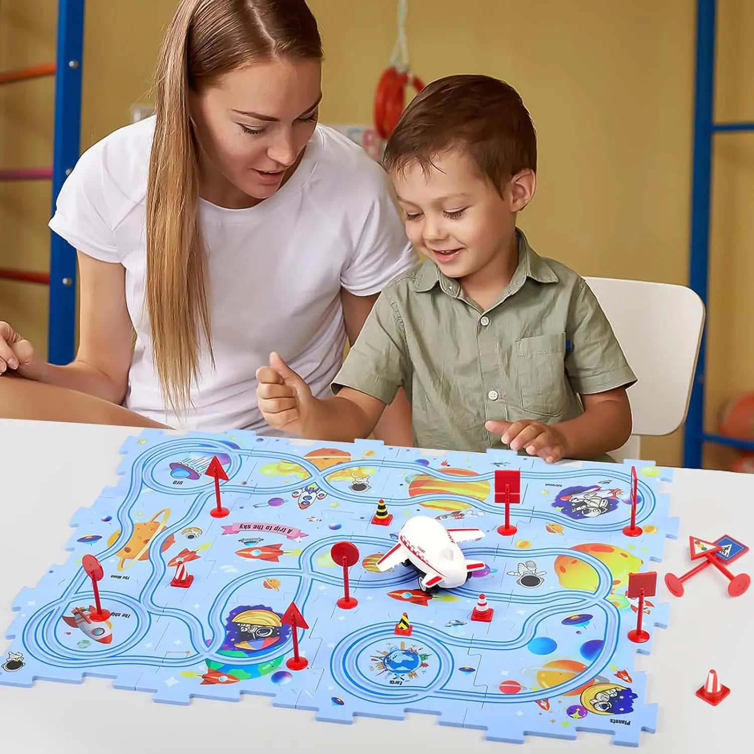 Educational Electric Car Track Set - Smarsty