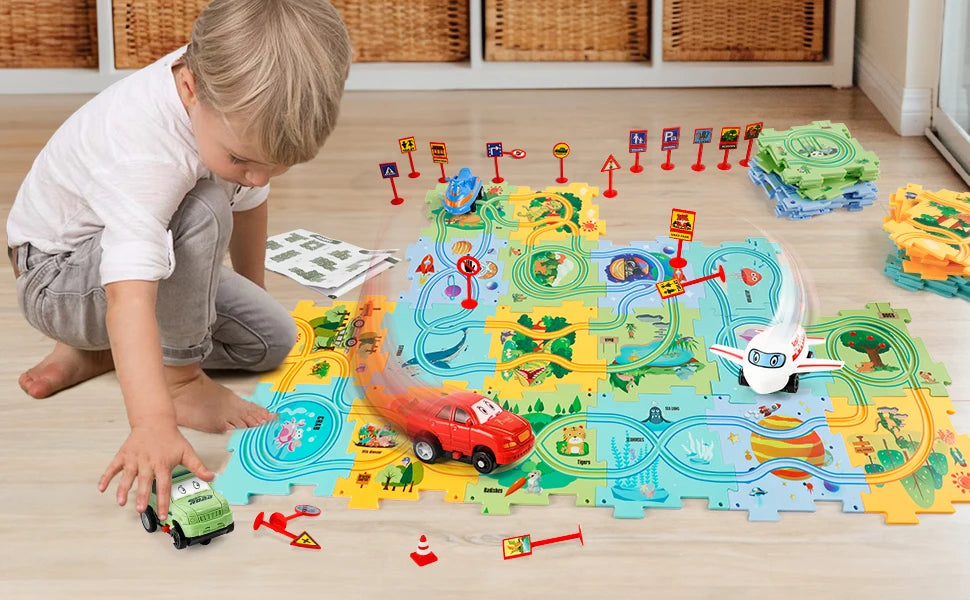 Educational Electric Car Track Set - Smarsty