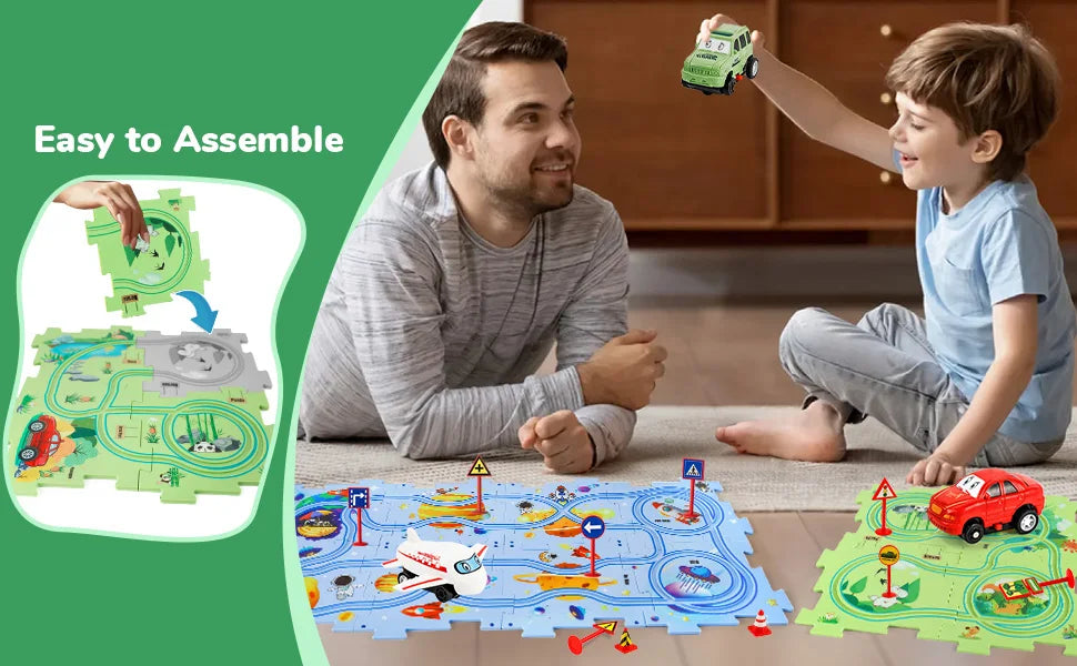 Educational Electric Car Track Set - Smarsty