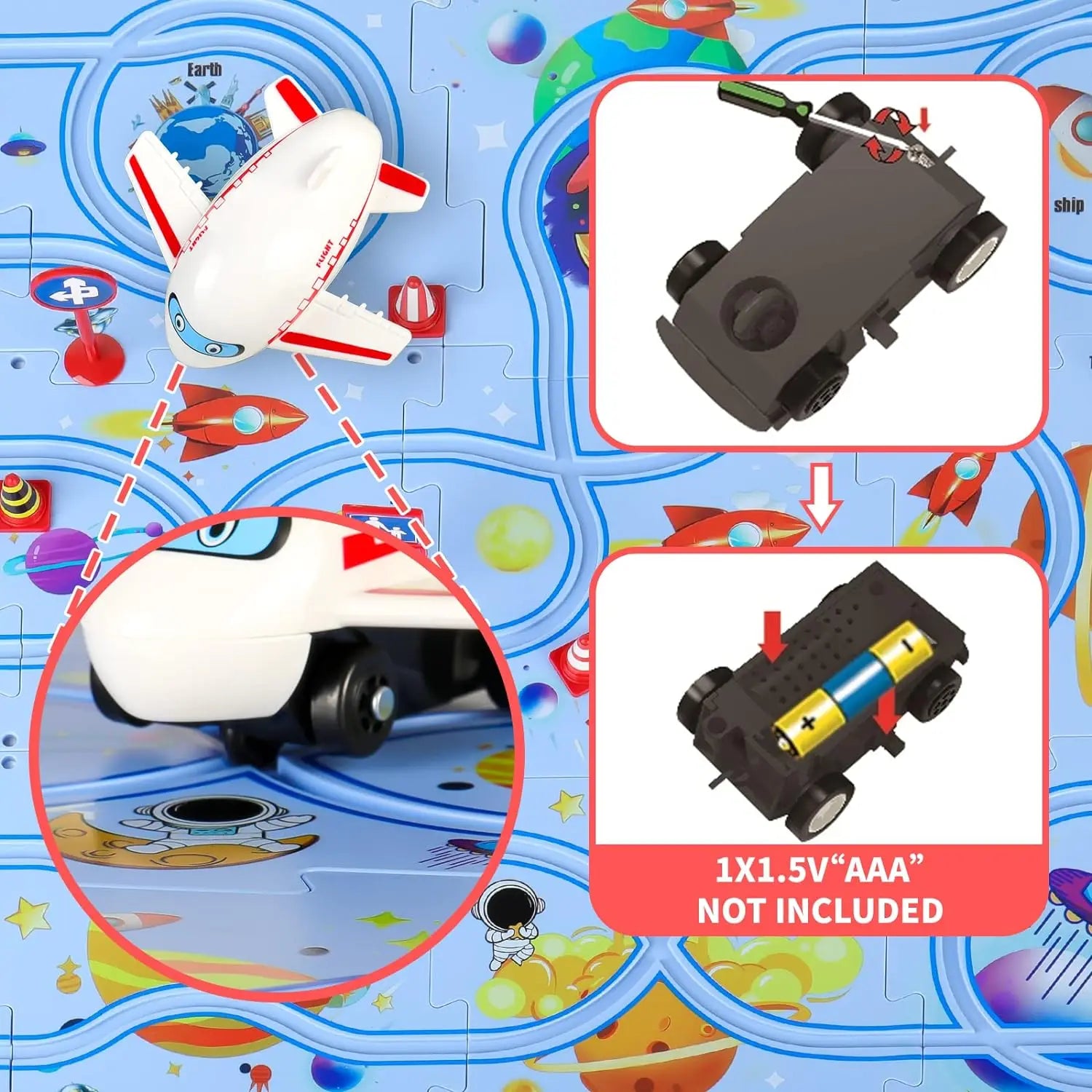 Educational Electric Car Track Set - Smarsty