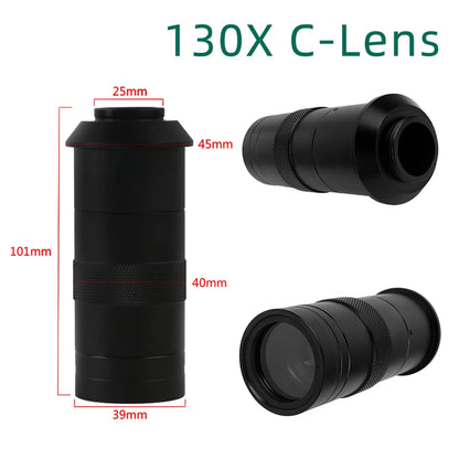 Adjustable 180X Video Microscope Lens for Enhanced Zoom - Smarsty