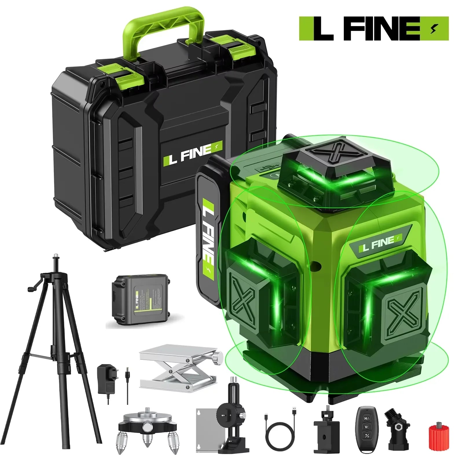 Lfine 4D 16 Lines Laser Level with Tripod - Smarsty