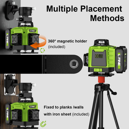 Lfine 4D 16 Lines Laser Level with Tripod - Smarsty