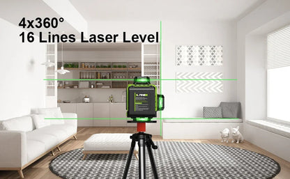 Lfine 4D 16 Lines Laser Level with Tripod - Smarsty