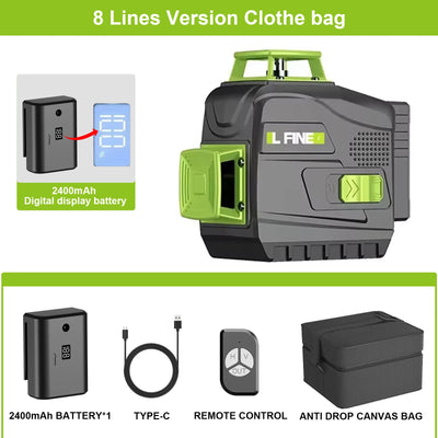 Lfine 4D 16 Lines Laser Level with Tripod - Smarsty