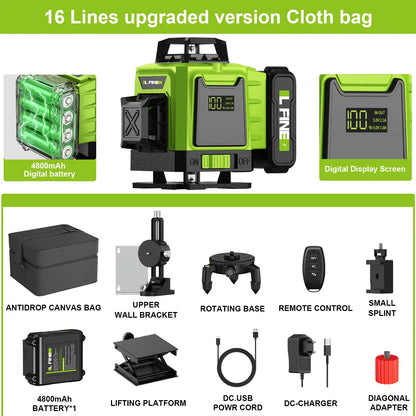 Lfine 4D 16 Lines Laser Level with Tripod - Smarsty