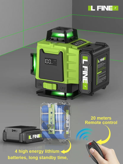 LFINE 16 Line 360 Degree Self-Leveling Laser Level - Smarsty