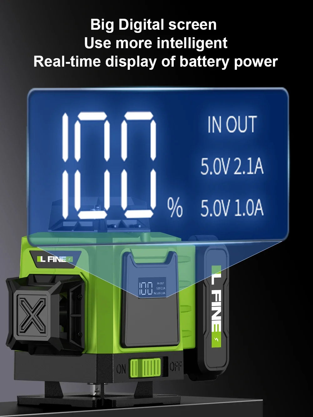 LFINE 16 Line 360 Degree Self-Leveling Laser Level - Smarsty