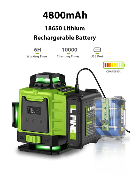 LFINE 16 Line 360 Degree Self-Leveling Laser Level - Smarsty