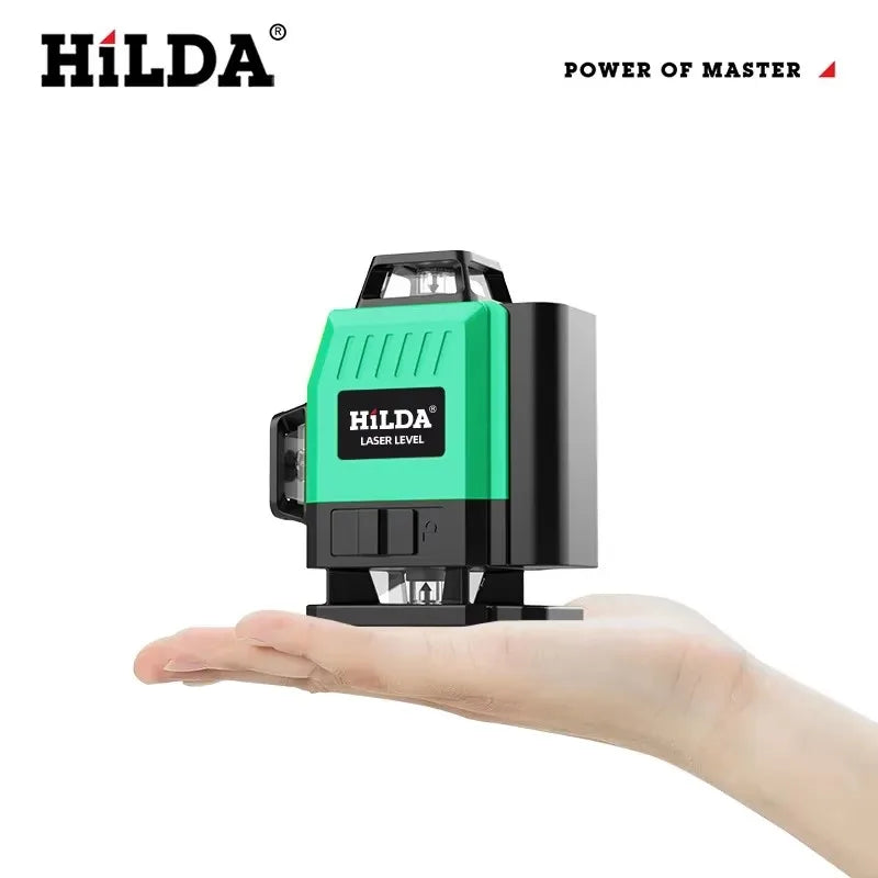 HILDA 16 Line Green Beam Laser Level with Self Leveling Feature - Smarsty