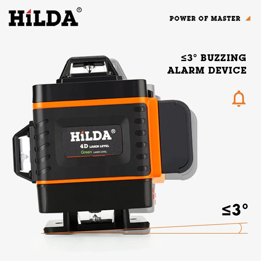 HILDA 16 Line Green Laser Level for Accurate Measurements - Smarsty