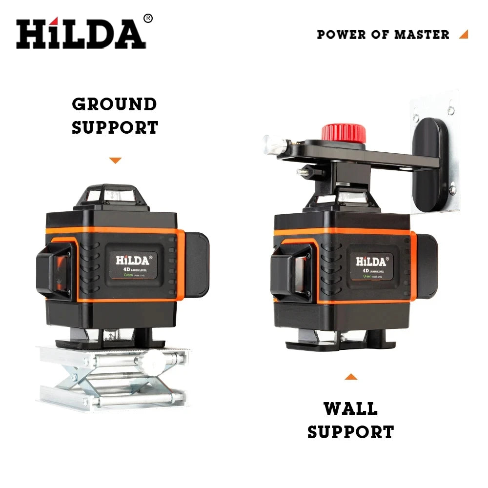 HILDA 16 Line Green Laser Level for Accurate Measurements - Smarsty