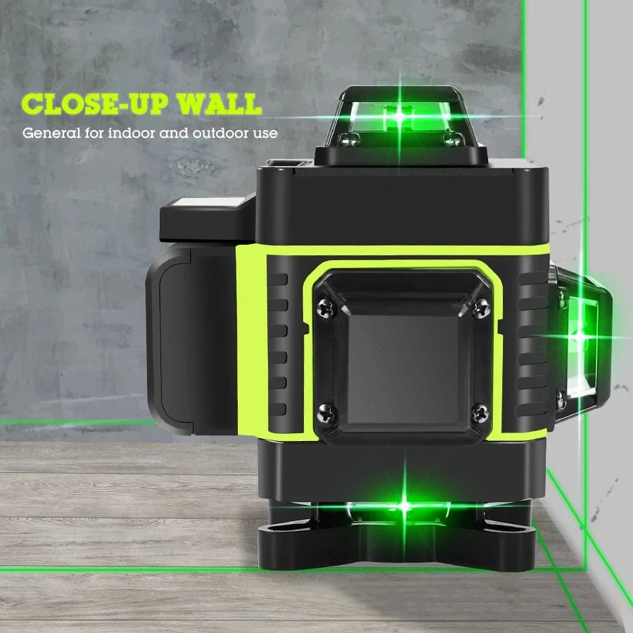 HILDA 16 Line Green Laser Level for Accurate Measurements - Smarsty