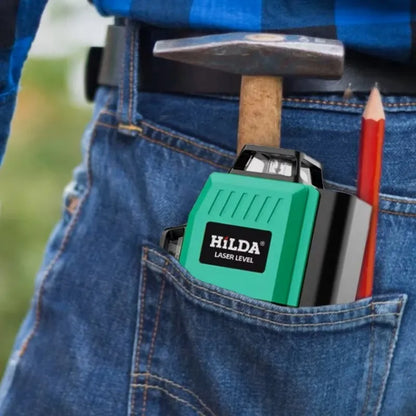 HILDA 16 Line Green Laser Level for Accurate Measurements - Smarsty