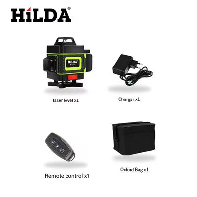 HILDA 16 Line Green Laser Level for Accurate Measurements - Smarsty