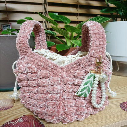 Soft Chenille Yarn for Amigurumi Projects 100% Polyester - Smarsty