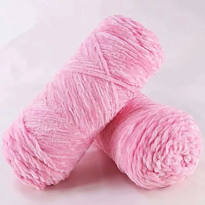Soft Chenille Yarn for Amigurumi Projects 100% Polyester - Smarsty