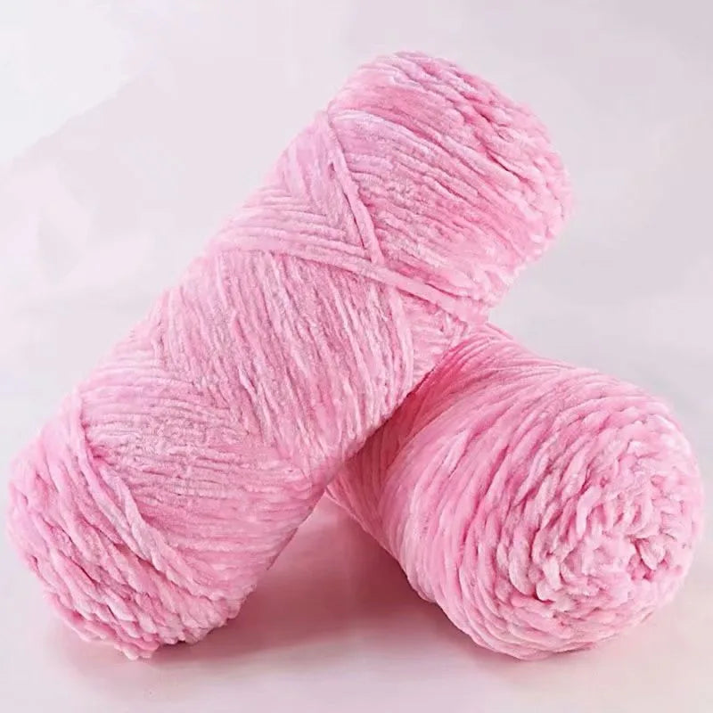 Soft Chenille Yarn for Amigurumi Projects 100% Polyester - Smarsty