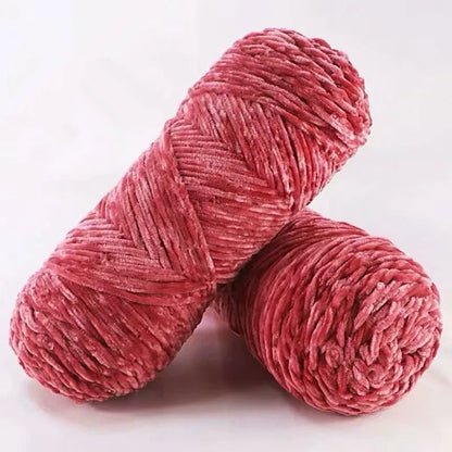 Soft Chenille Yarn for Amigurumi Projects 100% Polyester - Smarsty