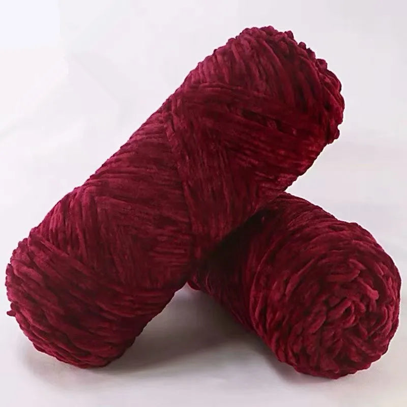 Soft Chenille Yarn for Amigurumi Projects 100% Polyester - Smarsty