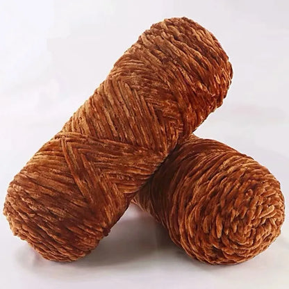 Soft Chenille Yarn for Amigurumi Projects 100% Polyester - Smarsty