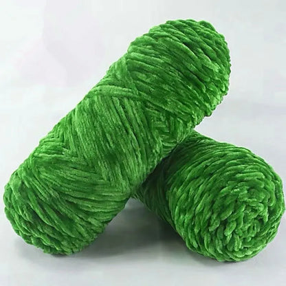 Soft Chenille Yarn for Amigurumi Projects 100% Polyester - Smarsty