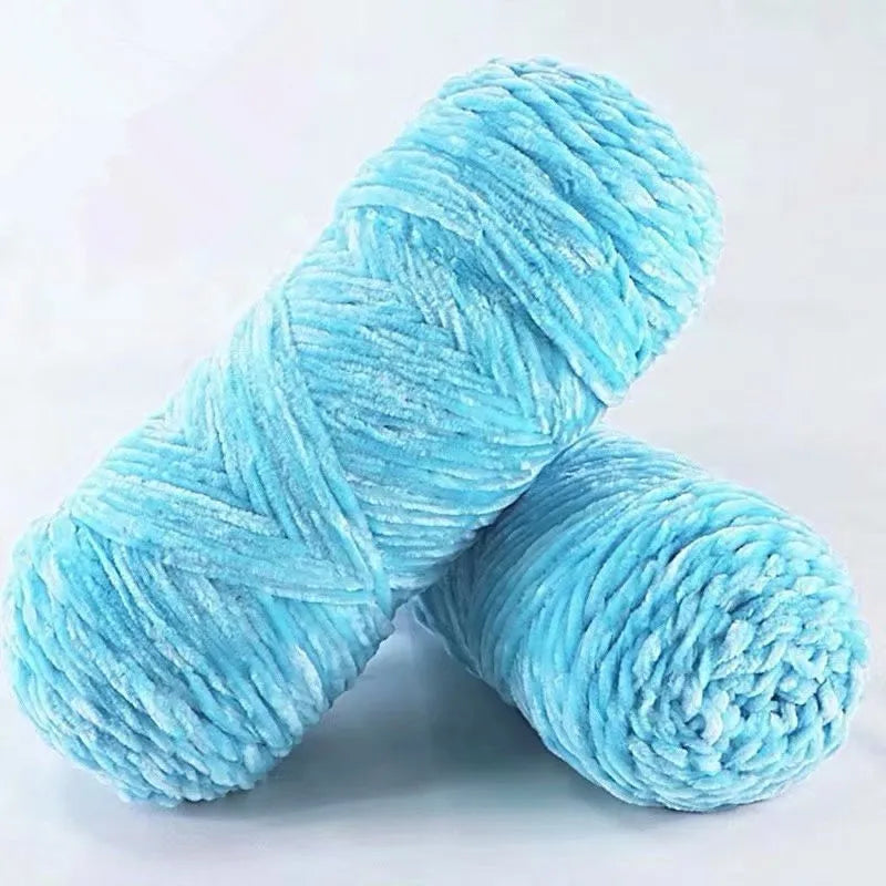 Soft Chenille Yarn for Amigurumi Projects 100% Polyester - Smarsty