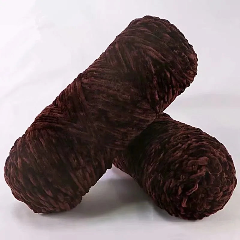 Soft Chenille Yarn for Amigurumi Projects 100% Polyester - Smarsty