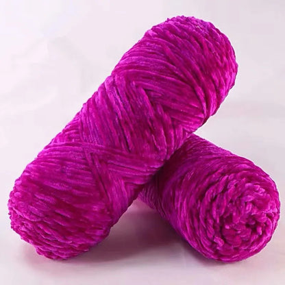 Soft Chenille Yarn for Amigurumi Projects 100% Polyester - Smarsty