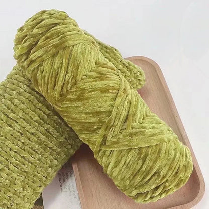Soft Chenille Yarn for Amigurumi Projects 100% Polyester - Smarsty