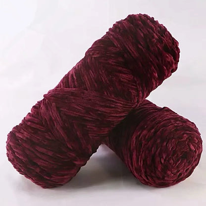 Soft Chenille Yarn for Amigurumi Projects 100% Polyester - Smarsty