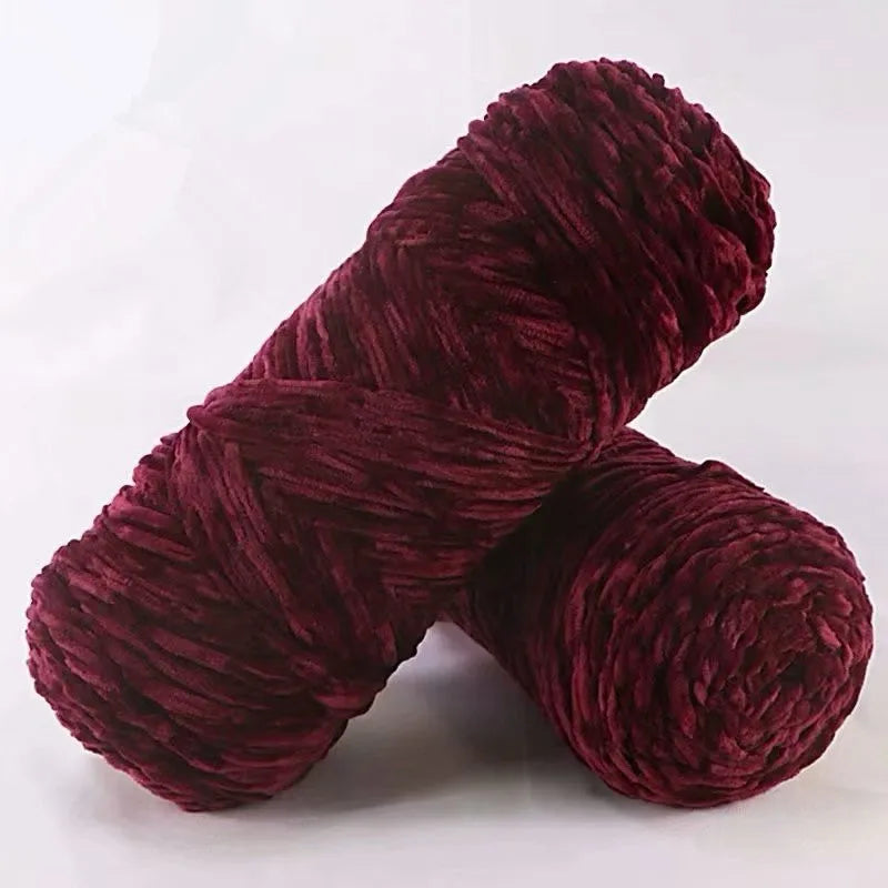 Soft Chenille Yarn for Amigurumi Projects 100% Polyester - Smarsty
