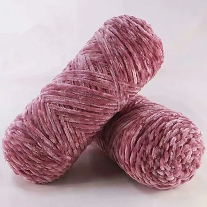 Soft Chenille Yarn for Amigurumi Projects 100% Polyester - Smarsty