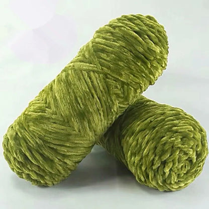 Soft Chenille Yarn for Amigurumi Projects 100% Polyester - Smarsty
