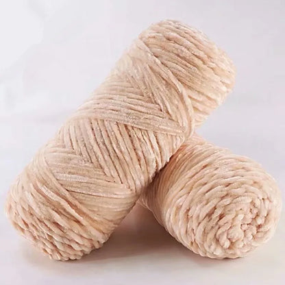Soft Chenille Yarn for Amigurumi Projects 100% Polyester - Smarsty