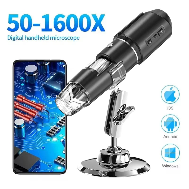 WiFi Digital Microscope 50X-1600X Handheld for Kids - Smarsty