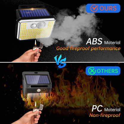 Super Bright Solar Outdoor Garden Lights with Motion Sensor - Smarsty