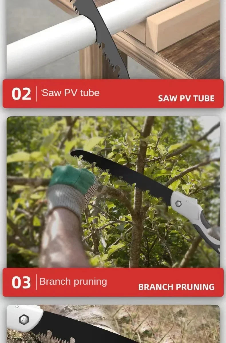 Portable Gardening Saw Secateurs for Effortless Pruning - Smarsty