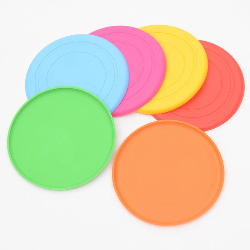 Funny Silicone Flying Saucer Dog Toy for Interactive Play - Smarsty