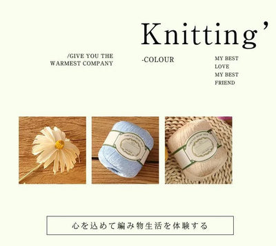 Cotton Linen Lace Yarn for Summer Crochet Projects - Smarsty