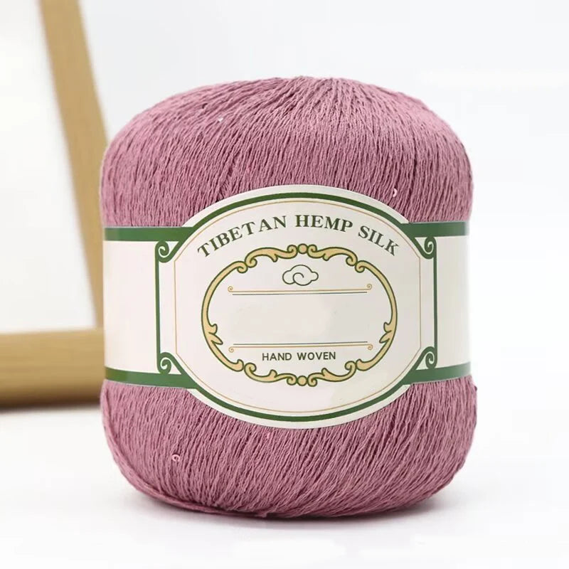Cotton Linen Lace Yarn for Summer Crochet Projects - Smarsty