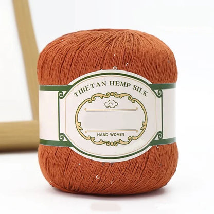Cotton Linen Lace Yarn for Summer Crochet Projects - Smarsty