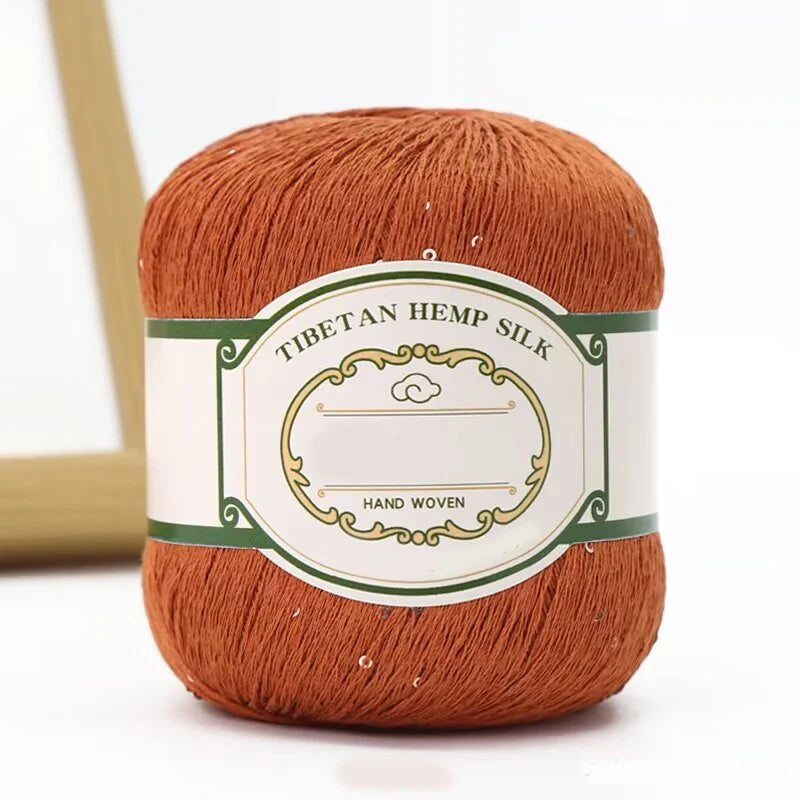Cotton Linen Lace Yarn for Summer Crochet Projects - Smarsty