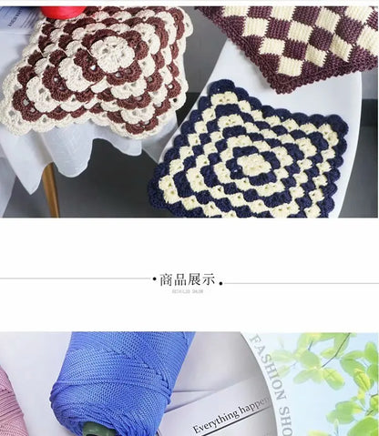 Lightweight Polyester Crochet Yarn for Summer Hats - Smarsty