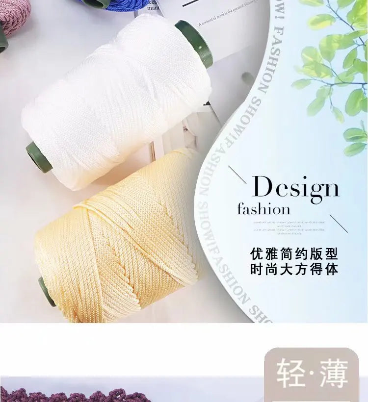 Lightweight Polyester Crochet Yarn for Summer Hats - Smarsty