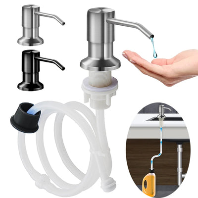 Stainless Steel Soap Dispenser Extension Kit for Kitchen - Smarsty