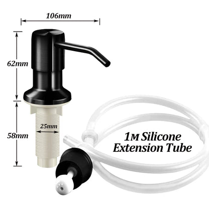 Stainless Steel Soap Dispenser Extension Kit for Kitchen - Smarsty
