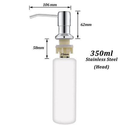 Stainless Steel Soap Dispenser Extension Kit for Kitchen - Smarsty